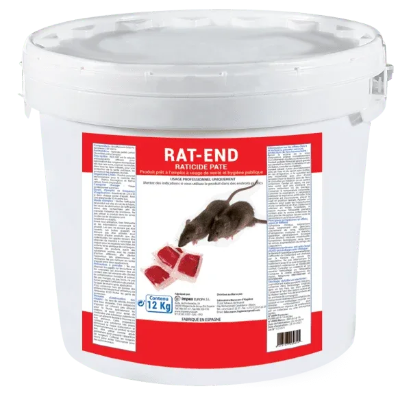 RATICIDE RAT END PATE-Appâts pâtes fraîches anti rats et souris