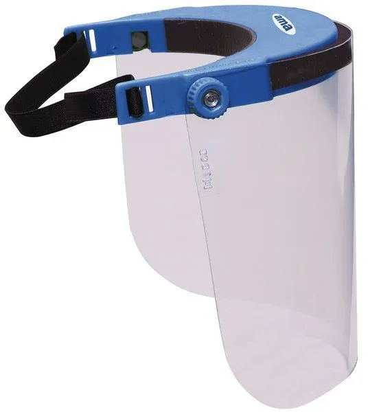 Ecran facial réglable en polycarbonate
